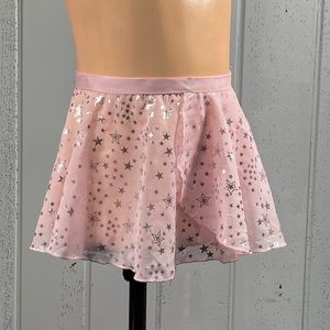 Luna Una Dancewear Girl's Pink Start print WrapTutu